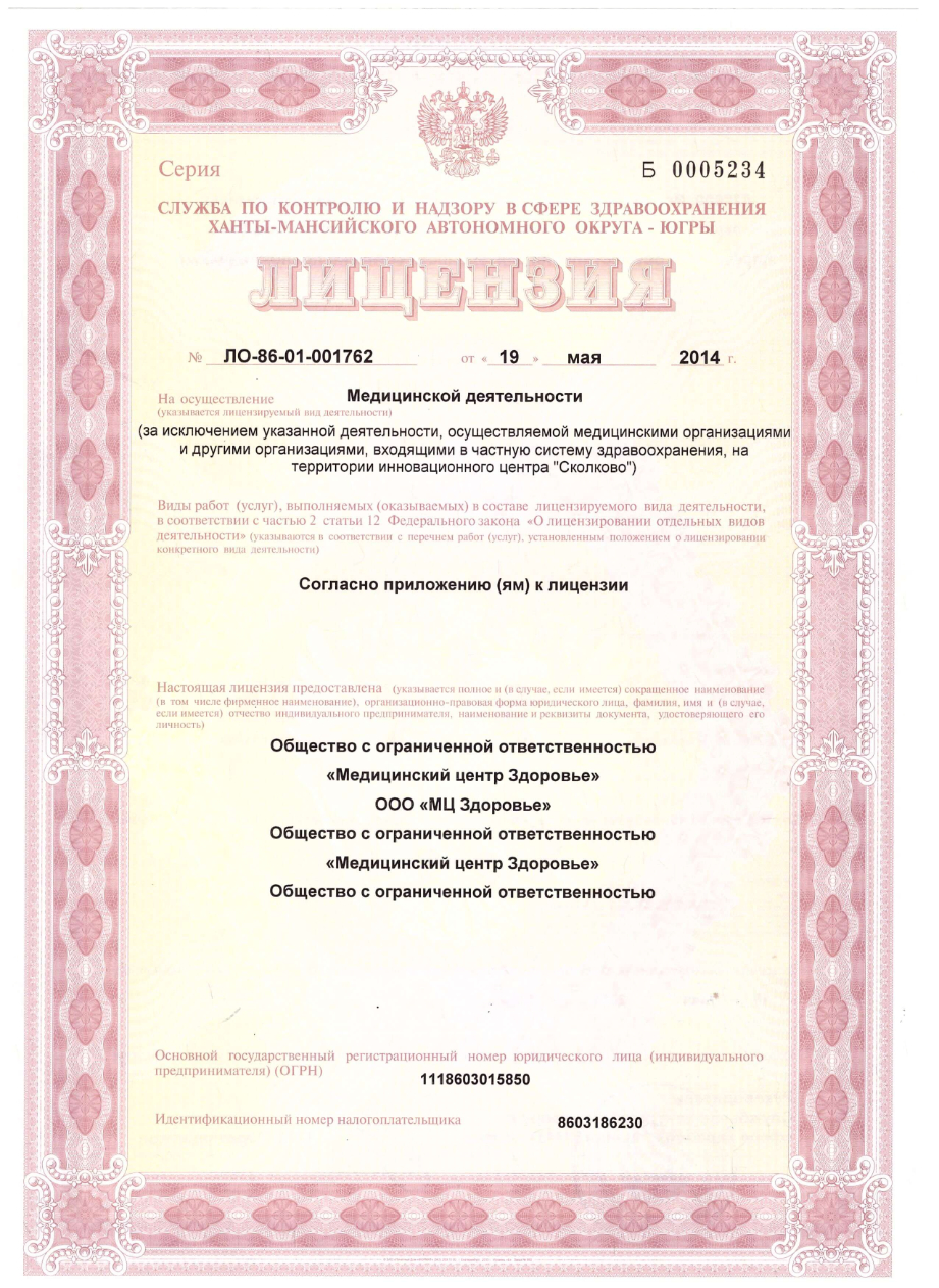 Лицензия 1
